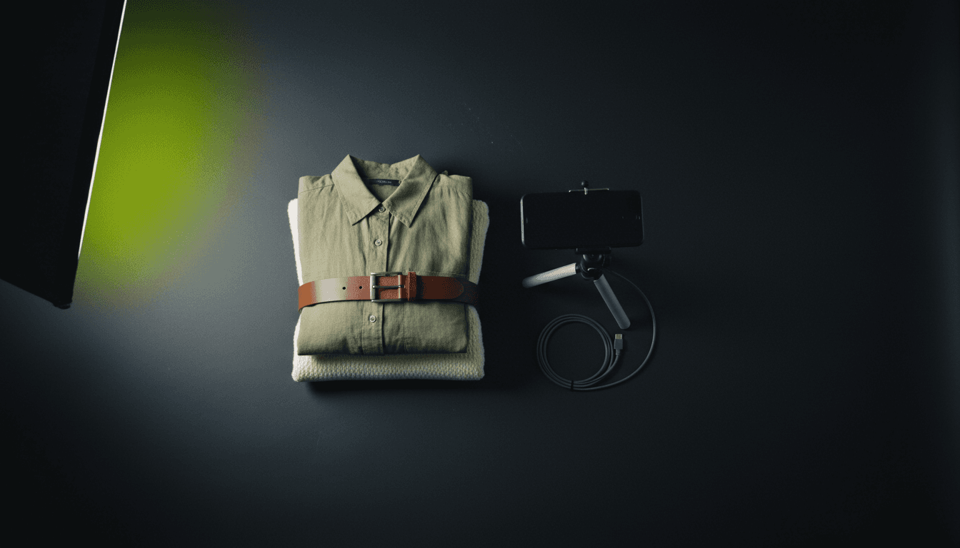 Fashion & apparel — UGC content-creation setup