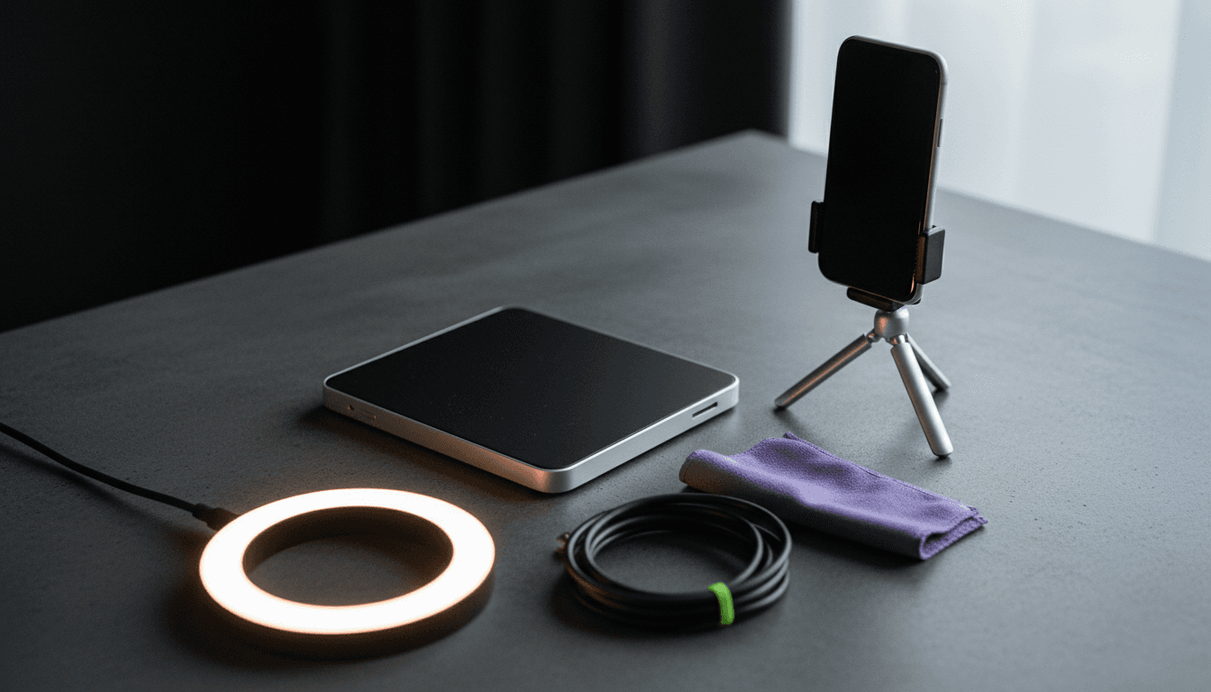 Tech & gadgets — UGC content-creation setup